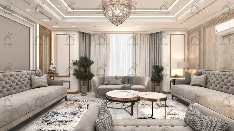 دکوراسیون داخلی نئوکلاسیک در شیراز