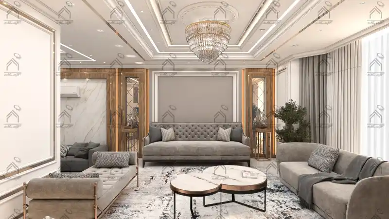 دکوراسیون داخلی نئوکلاسیک در شیراز