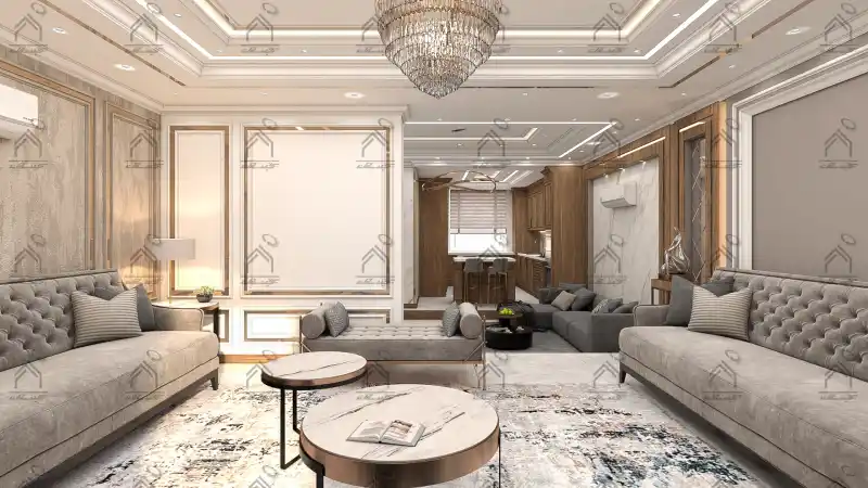 دکوراسیون داخلی نئوکلاسیک در شیراز