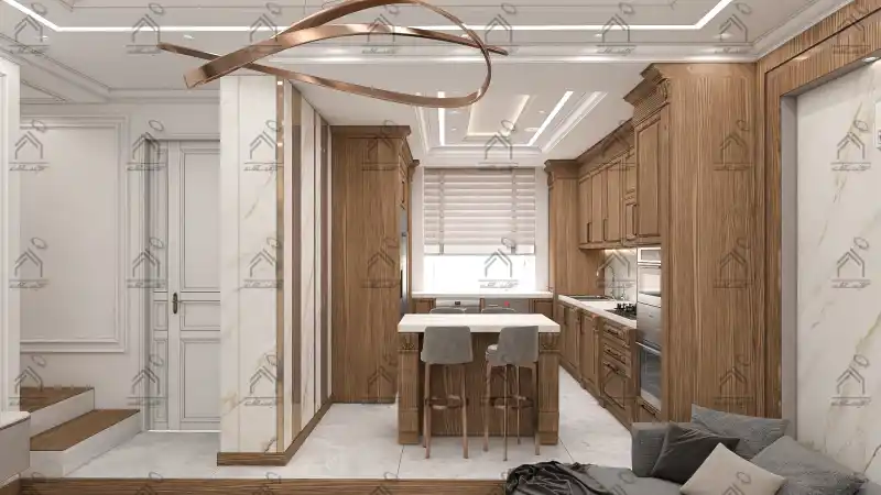 دکوراسیون داخلی نئوکلاسیک در شیراز