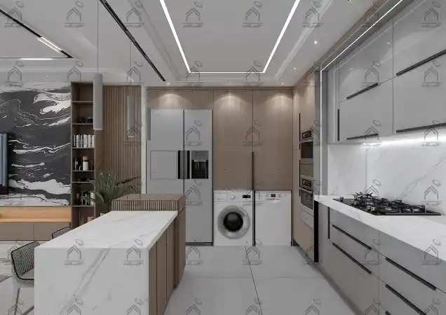 طراحی کابینت آشپزخانه مدرن در شیراز
