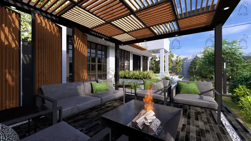 طراحی محوطه و فضای سبز در شیراز