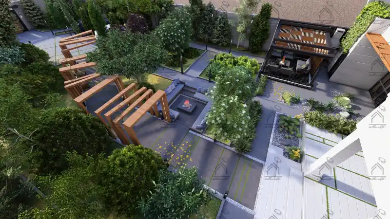 طراحی محوطه و فضای سبز در شیراز