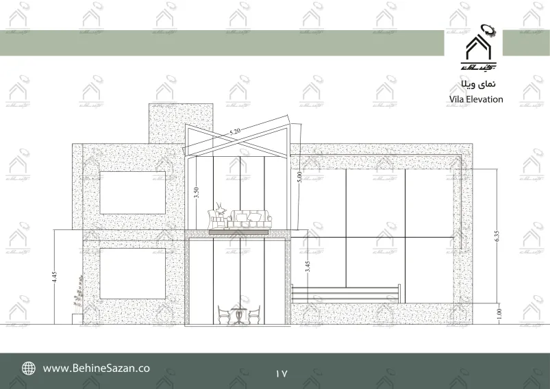 پورتفولیو طراحی و معماری باغ ویلا