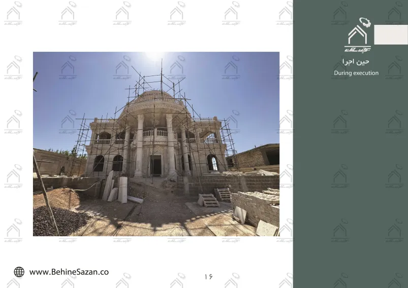 پورتفولیو طراحی و معماری باغ ویلا