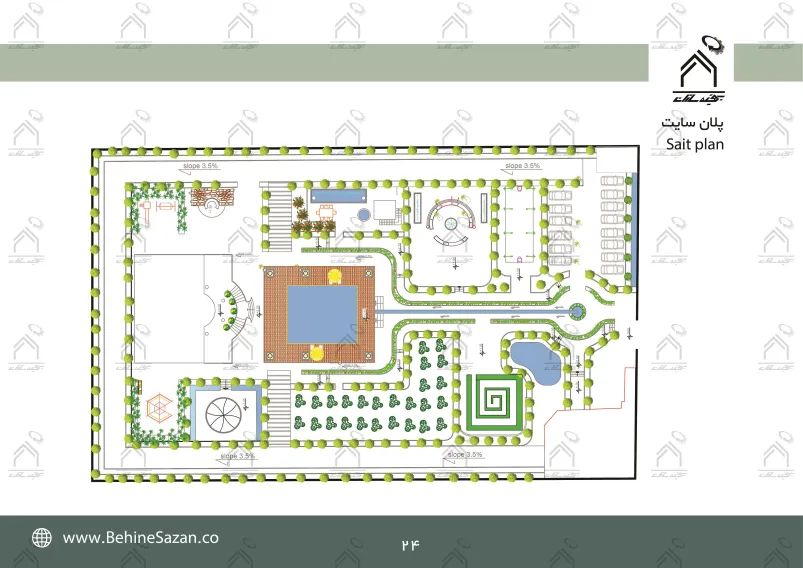 پورتفولیو طراحی و معماری باغ ویلا