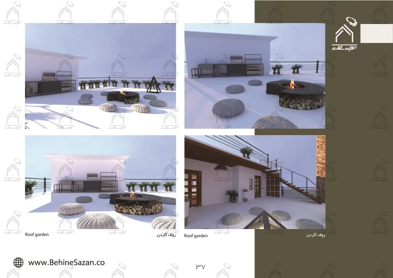 پورتفولیو طراحی و معماری اقامتگاه تفریحی بومگردی