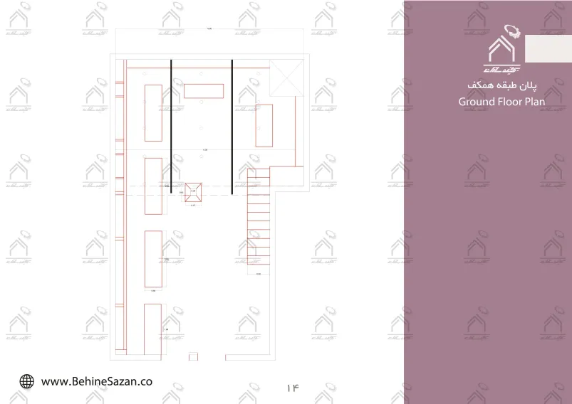 پورتفولیو طراحی و معماری دکور فروشگاه لوازم آرایشی