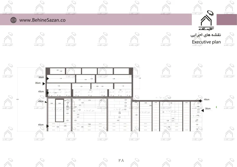 پورتفولیو طراحی و معماری دکور فروشگاه لوازم آرایشی
