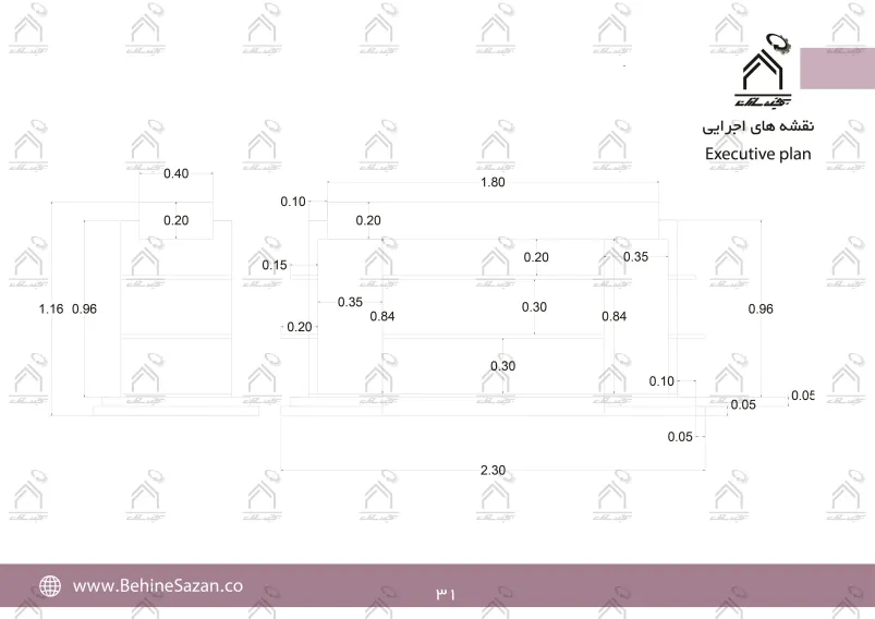 پورتفولیو طراحی و معماری دکور فروشگاه لوازم آرایشی