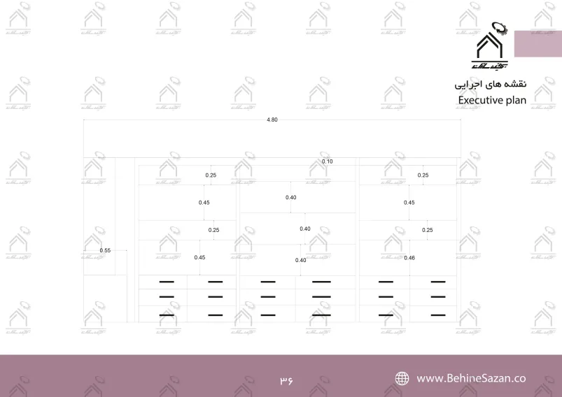 پورتفولیو طراحی و معماری دکور فروشگاه لوازم آرایشی