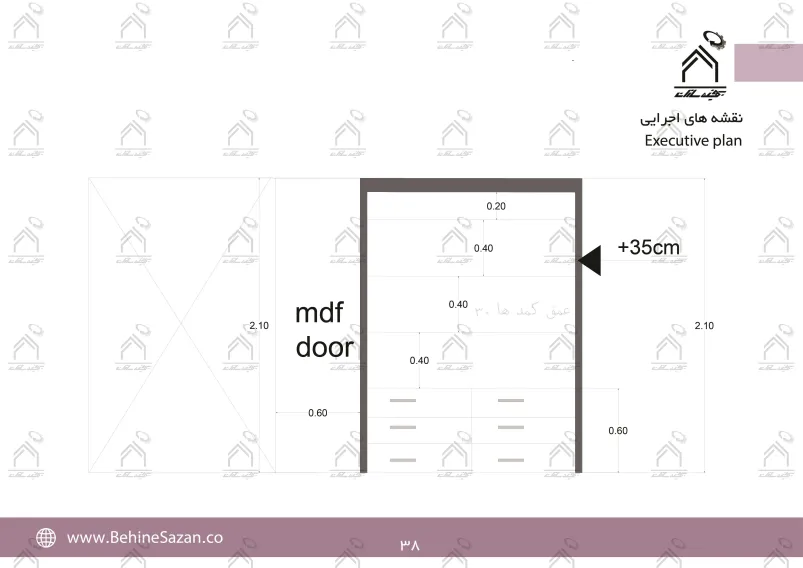 پورتفولیو طراحی و معماری دکور فروشگاه لوازم آرایشی