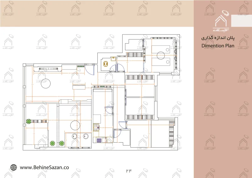 پورتفولیو طراحی و معماری سالن ماساژ