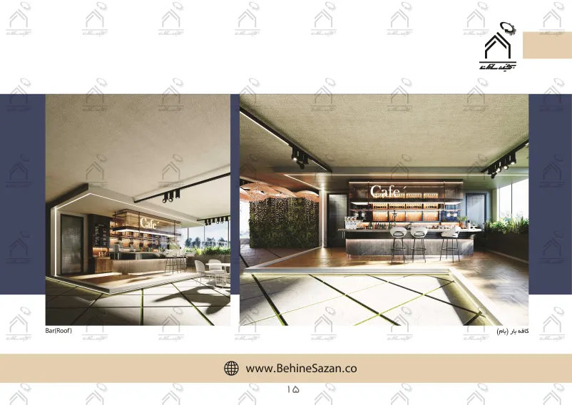 پورتفولیو طراحی و معماری کافه رستوران