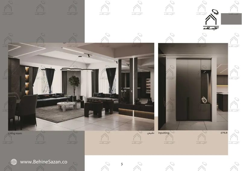 پورتفولیو طراحی و معماری دکوراسیون داخلی