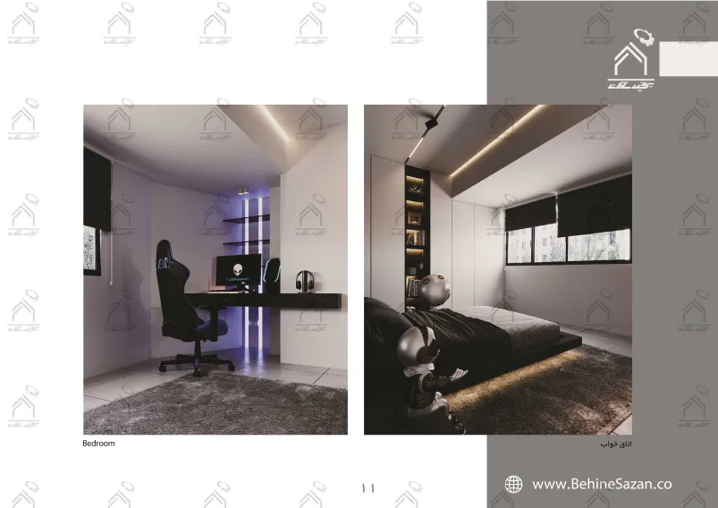 پورتفولیو طراحی و معماری دکوراسیون داخلی