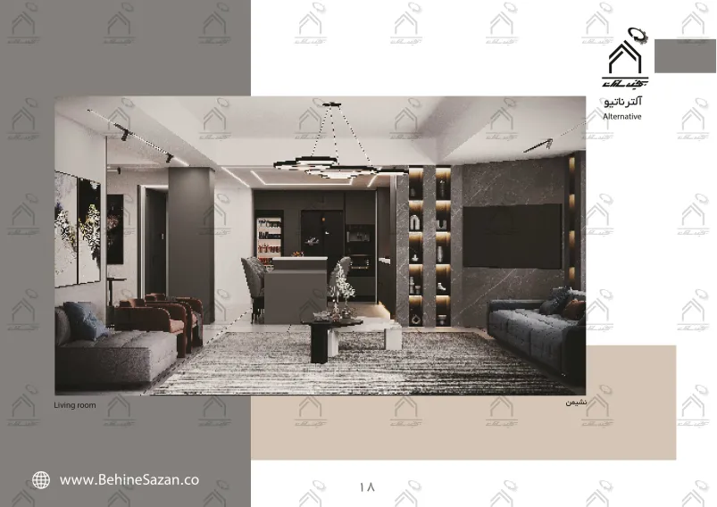 پورتفولیو طراحی و معماری دکوراسیون داخلی