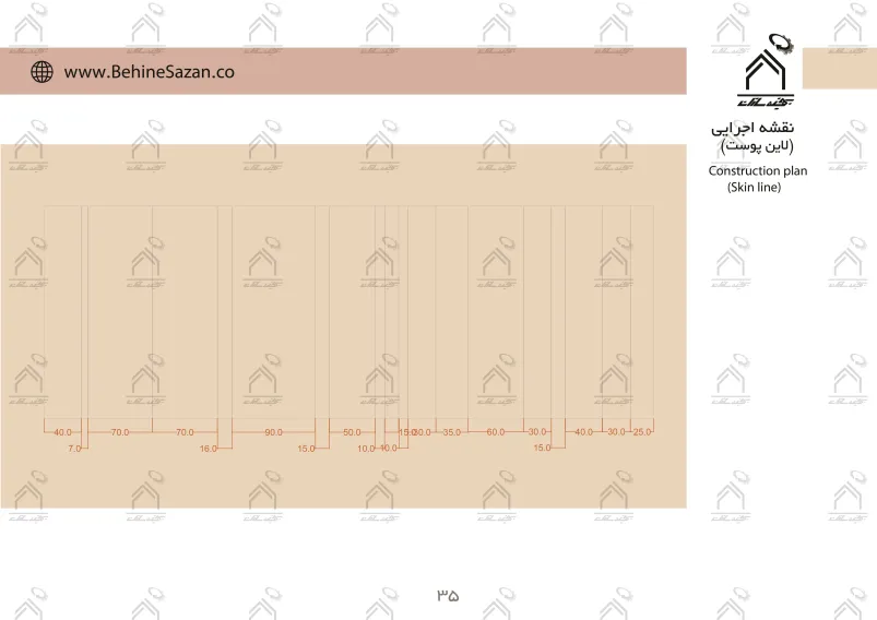 پورتفولیو طراحی و معماری دکور سالن زیبایی