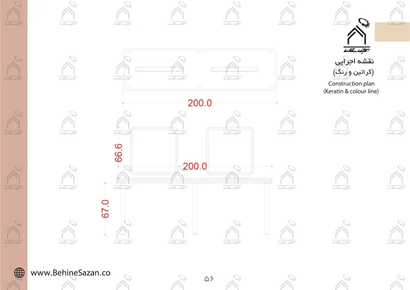 پورتفولیو طراحی و معماری دکور سالن زیبایی