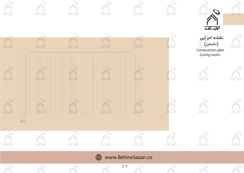 پورتفولیو طراحی و معماری دکور سالن زیبایی