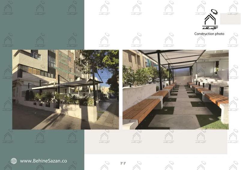 پورتفولیو طراحی و اجرای فضای خارجی آزمایشگاه پیوند