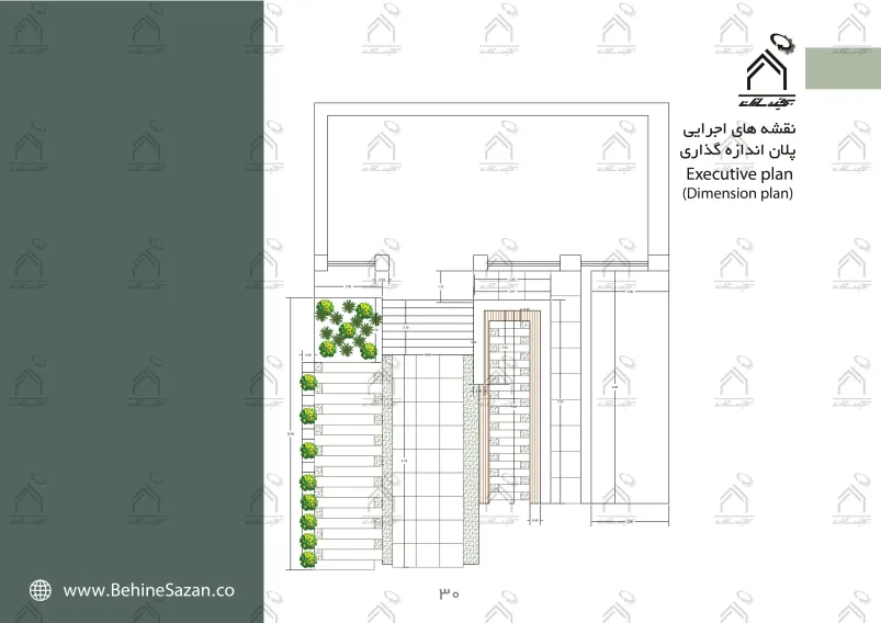 پورتفولیو طراحی و اجرای فضای خارجی آزمایشگاه پیوند