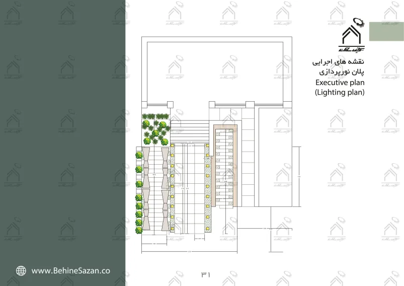پورتفولیو طراحی و اجرای فضای خارجی آزمایشگاه پیوند