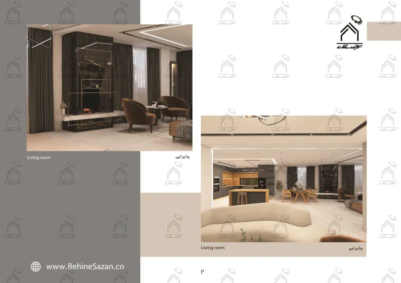 پورتفولیو طراحی و معماری دکوراسیون داخلی