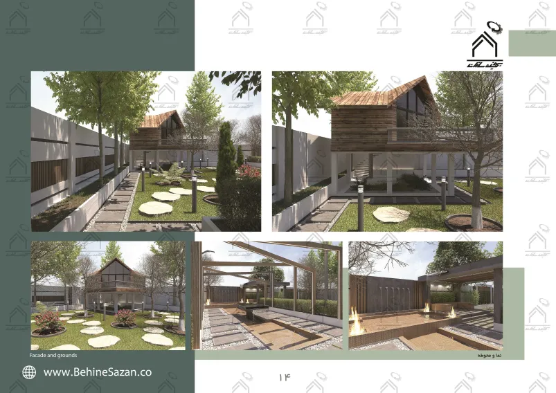 پورتفولیو طراحی و معماری باغ ویلا