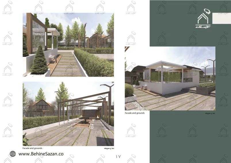 پورتفولیو طراحی و معماری باغ ویلا