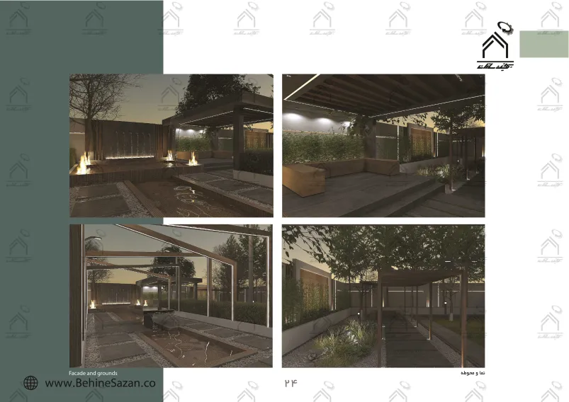پورتفولیو طراحی و معماری باغ ویلا
