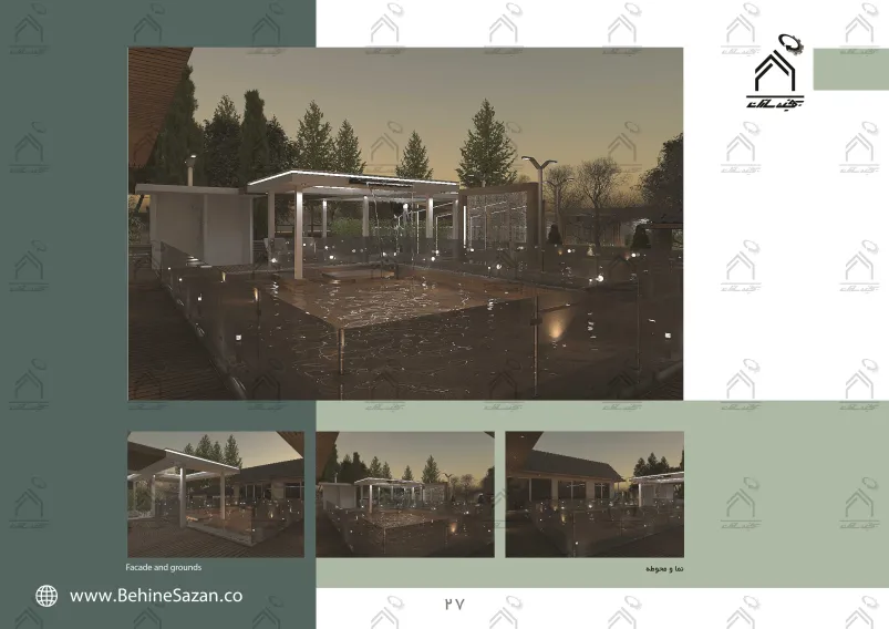 پورتفولیو طراحی و معماری باغ ویلا