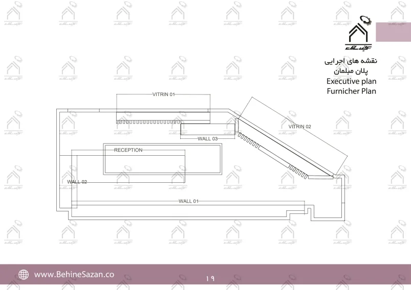 پورتفولیو طراحی و معماری دکور فروشگاه پوشاک