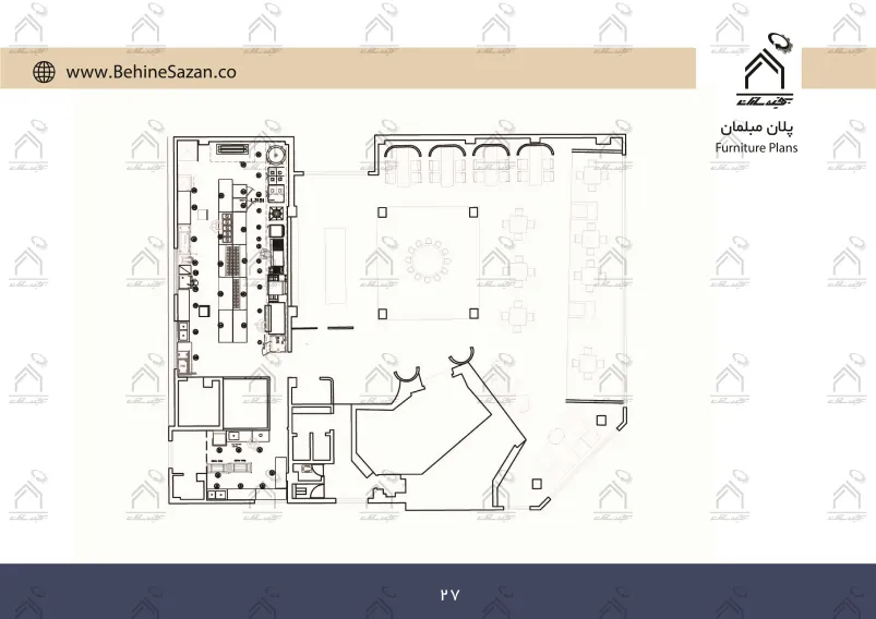 پورتفولیو طراحی و معماری داخلی رستوران