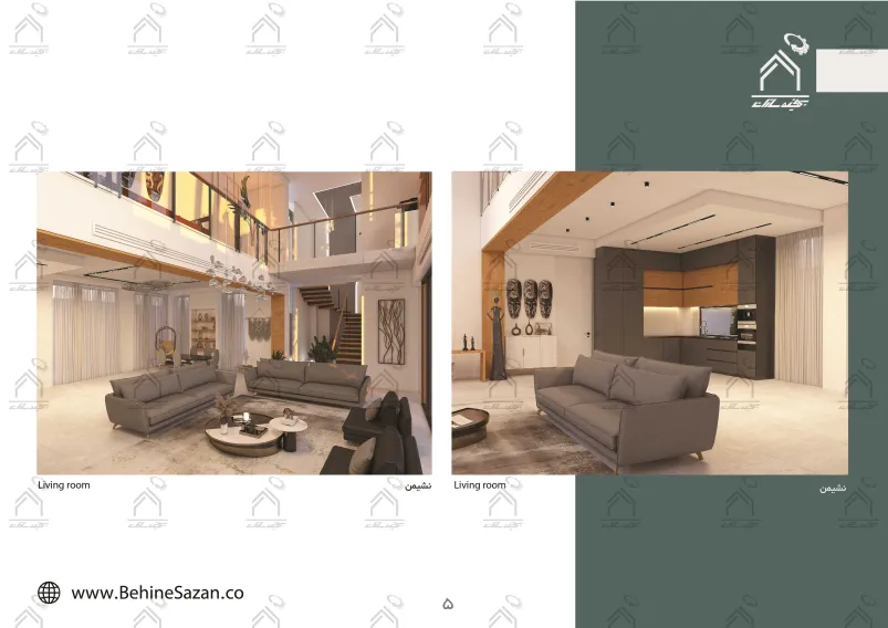 پورتفولیو طراحی و معماری باغ ویلا