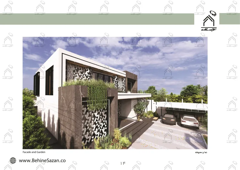 پورتفولیو طراحی و معماری باغ ویلا