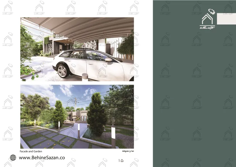 پورتفولیو طراحی و معماری باغ ویلا