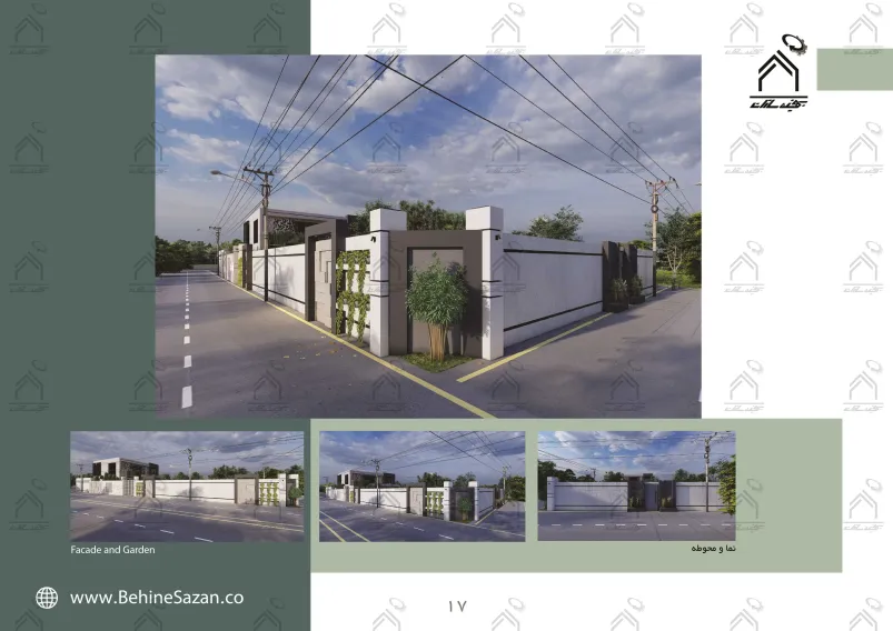 پورتفولیو طراحی و معماری باغ ویلا