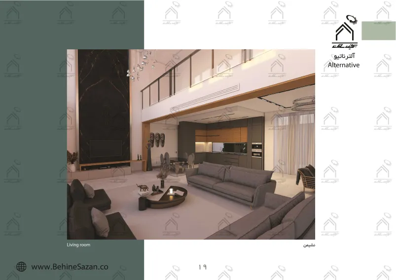 پورتفولیو طراحی و معماری باغ ویلا