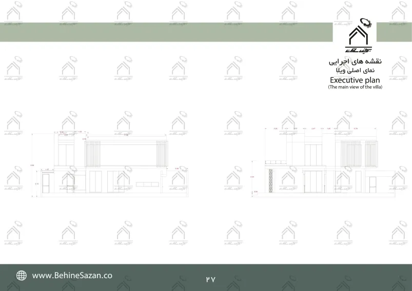 پورتفولیو طراحی و معماری باغ ویلا