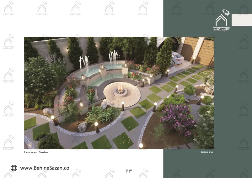 پورتفولیو طراحی و معماری باغ ویلا
