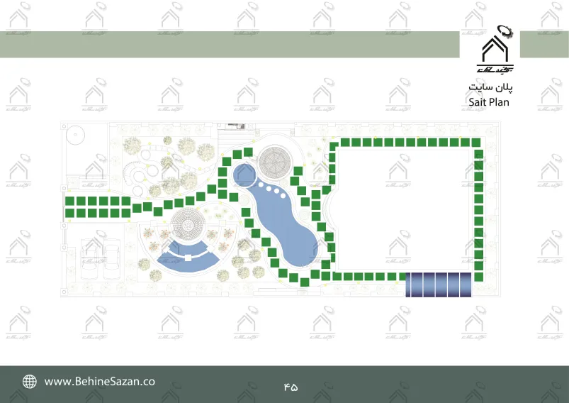 پورتفولیو طراحی و معماری باغ ویلا