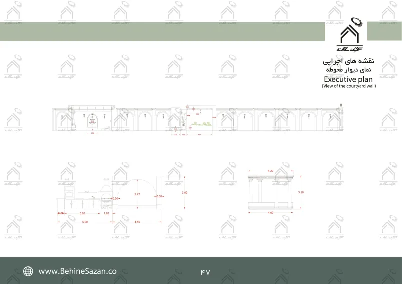 پورتفولیو طراحی و معماری باغ ویلا