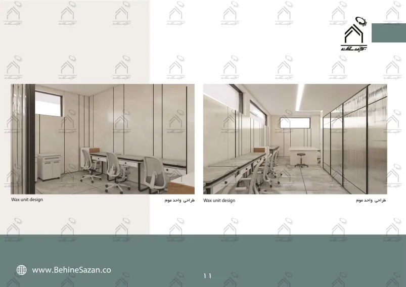 پورتفولیو طراحی و معماری لابراتور دندانسازی