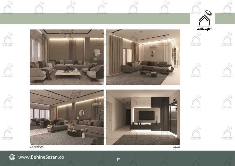 پورتفولیو طراحی و معماری باغ ویلا