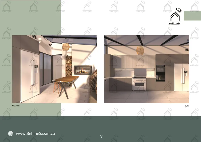 پورتفولیو طراحی و معماری باغ ویلا