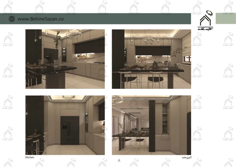 پورتفولیو طراحی و معماری باغ ویلا