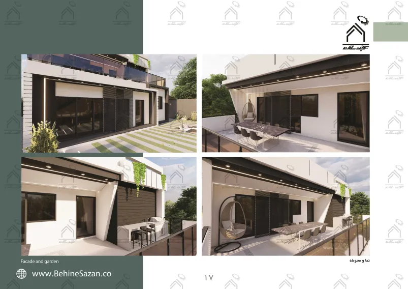 پورتفولیو طراحی و معماری باغ ویلا