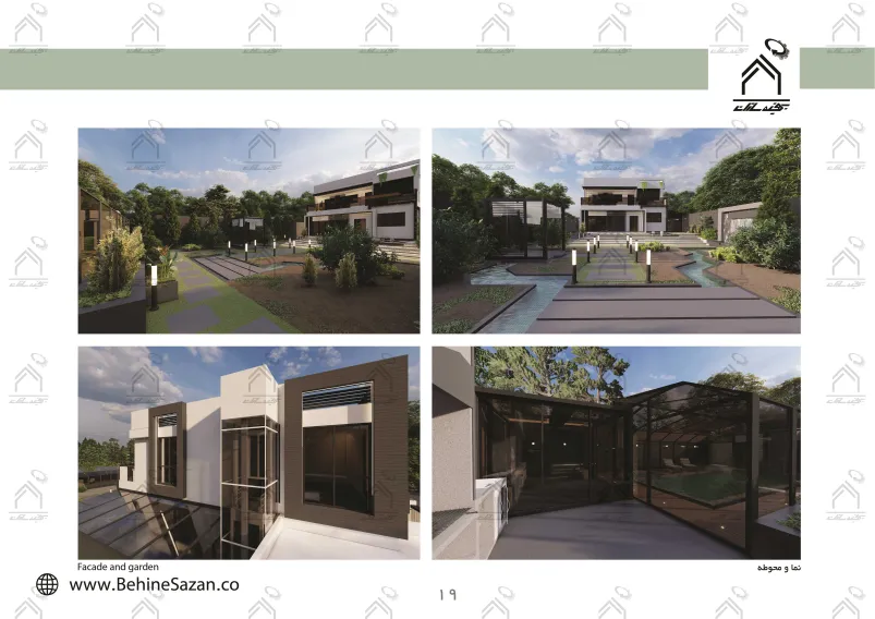 پورتفولیو طراحی و معماری باغ ویلا