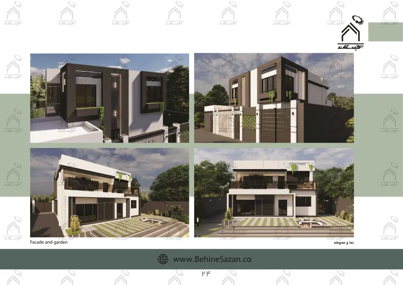 پورتفولیو طراحی و معماری باغ ویلا